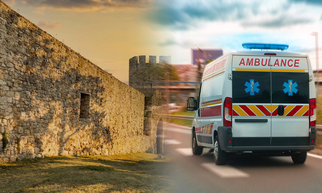 TEŠKO POVREĐEN DEČAK NA KALEMEGDANU Postolje eksponata Vojnog muzeja palo na njega