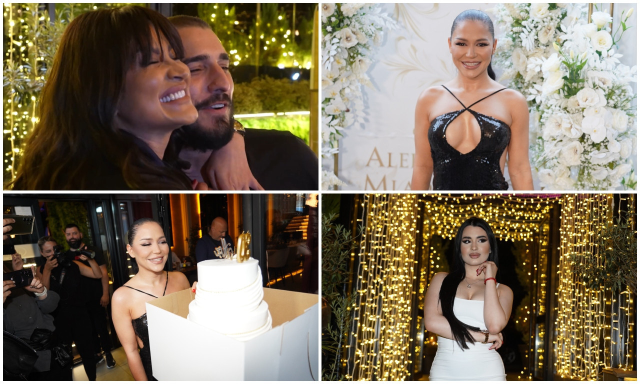 Na 30. rođendanu Aleksandre Mladenović pola estrade: Ovako su se skockali Katarina, Zorana, Andreana (VIDEO)