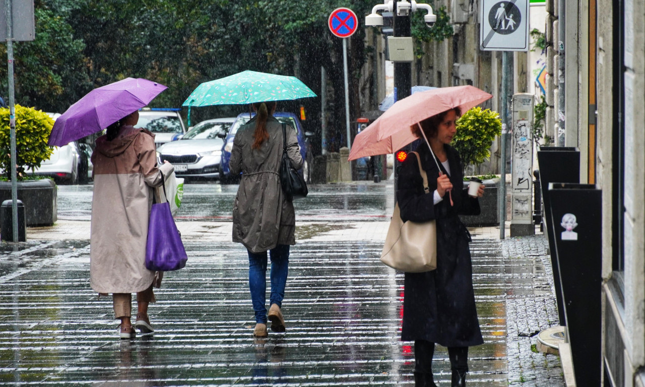 NE ZABORAVITE KIŠOBRANE: U Srbiji danas prolazno naoblačenje, najviša dnevna temperatura do 20 stepeni