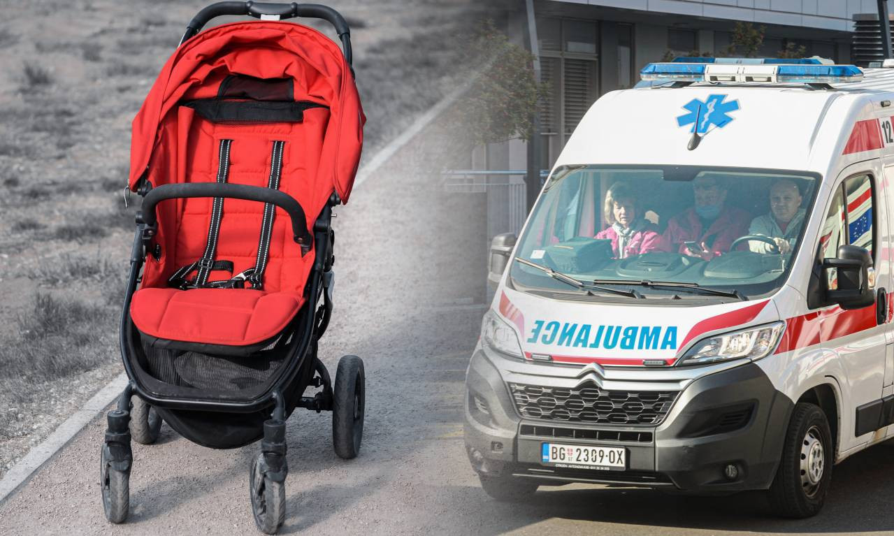 HOROR U SMEDEREVU: Audijem pokosio kolica sa bebom na pešačkom, pa se zakucao u mesaru - pogledajte prve slike sa lica mesta