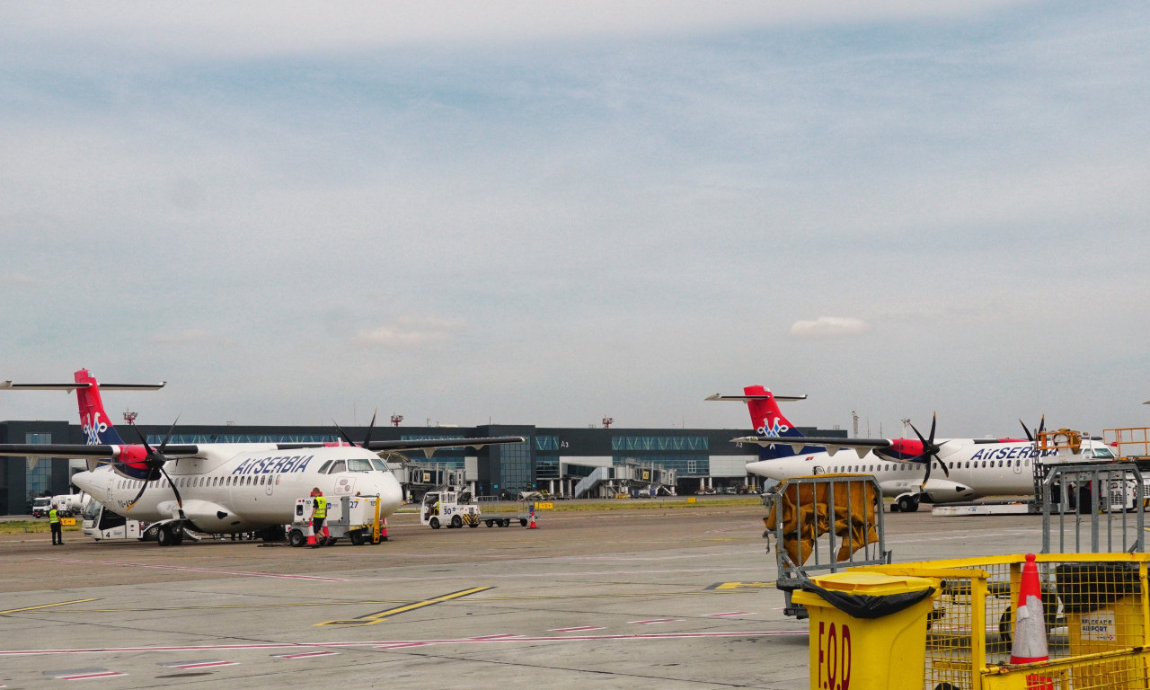 UPALIO SE ALARM NA AERODROMU NIKOLA TESLA? Dva vatrogasna vozila stigla ispred terminala, evo šta se zapravo dogodilo