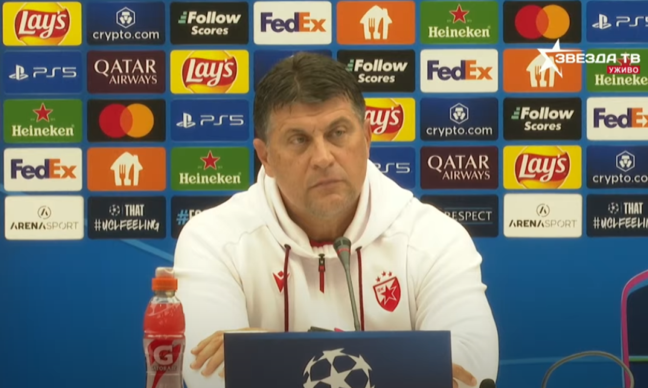 MILOJEVIĆ OTKRIO PROBLEME TIMA: ZVEZDA hrabro protiv Benfike, daćemo sve od sebe