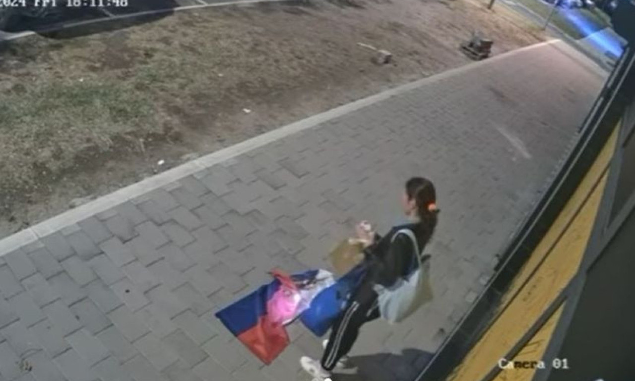 Saslušana žena koja je PALILA ZASTAVU u Novom Sadu! Evo kakva joj KAZNA preti