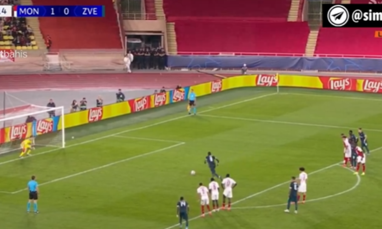 OVO JE GOL ZVEZDE U MONAKU: Endijae rutinski matira golmana! (VIDEO)