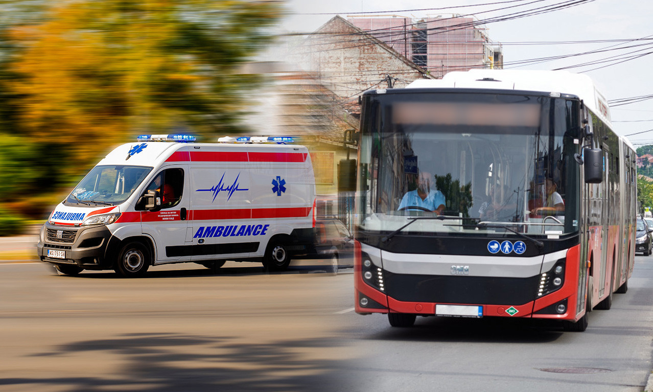NAPAD NA VOZAČA GSP U CENTRU GRADA Lomio po vozilu, starija ženska osoba povređena