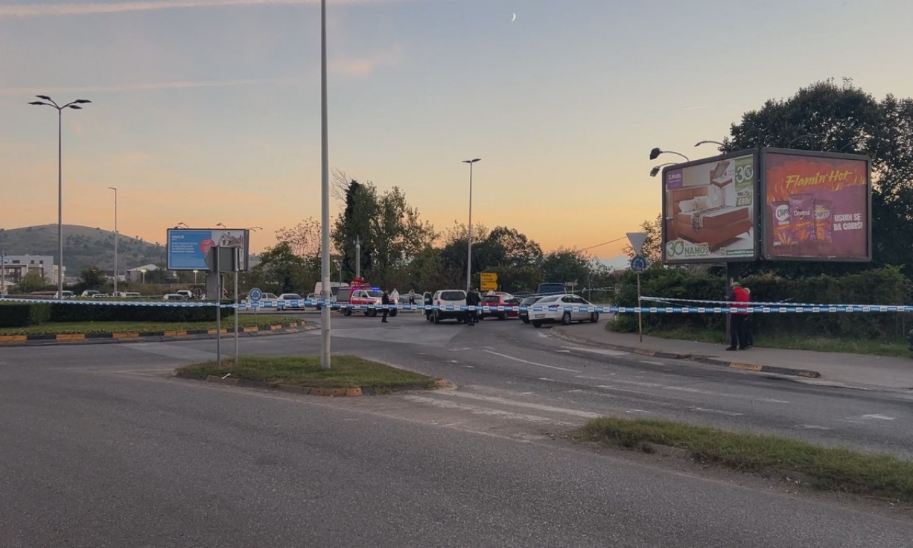 PUCNJAVA KOD STADIONA U PODGORICI: Muškarac sa kesom na glavi ispalio nekoliko hitaca, hitna policijska potera!