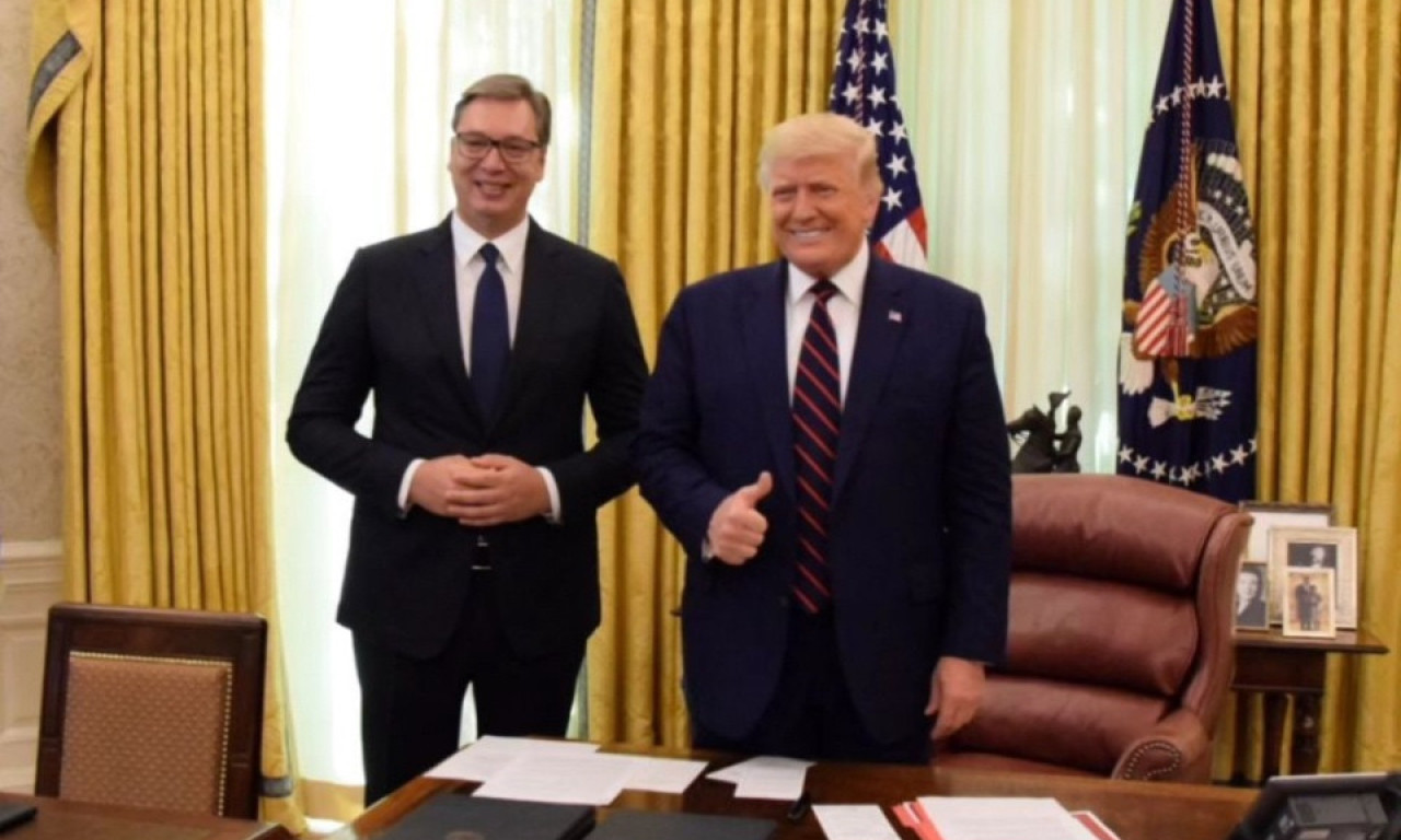 TRAMP PODELIO VUČIĆEV INTERVJU! Predsednik se zahvalio američkom kolegi na poštovanju koje je pokazao prema Srbiji (FOTO)