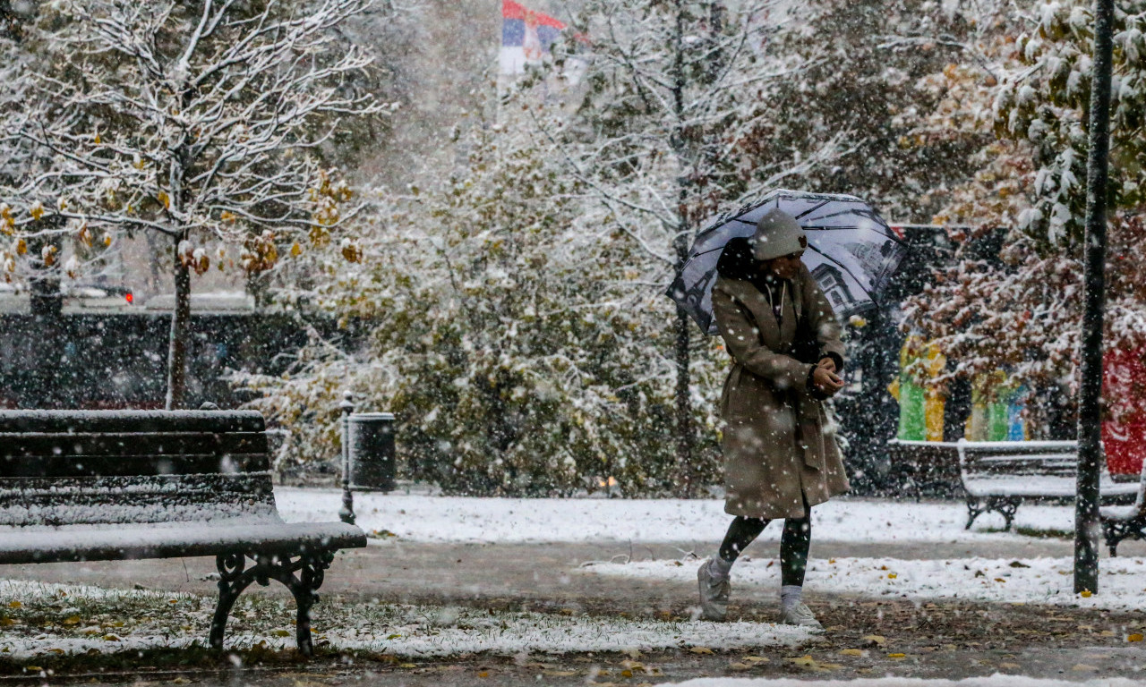 HITNO UPOZORENJE RHMZ Pašće više od pola metara snega, ovde se očekuju najjači udari vejavice