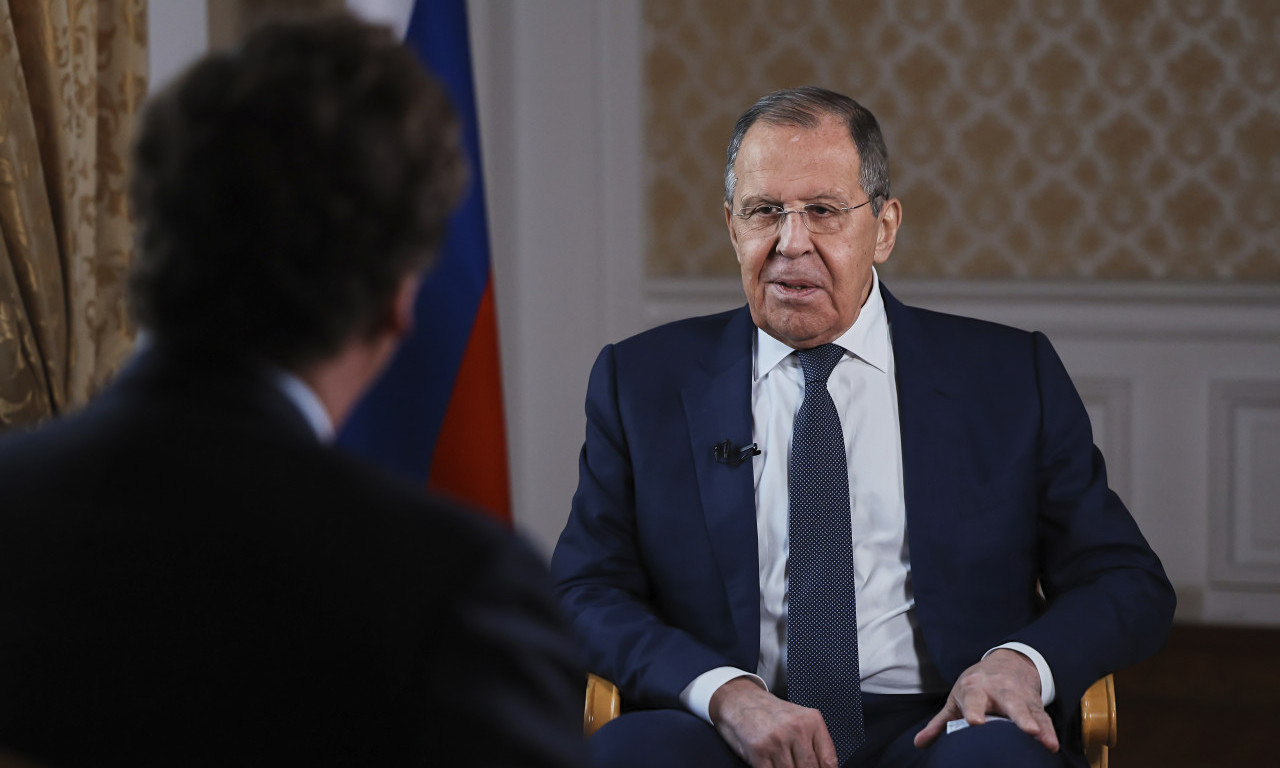 RUSIJA JE SPREMNA NA SVE Ovo su najvažnije poruke Lavrova iz intervjua Takeru Karlsonu (VIDEO)