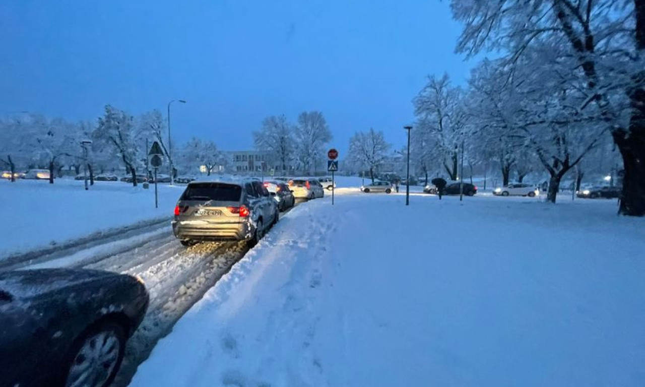 KOLONA AUTOMOBILA 7 SATI ZAGLAVLJENA U SNEGU: Ima i dece u vozilima, drama kod Crljivice!