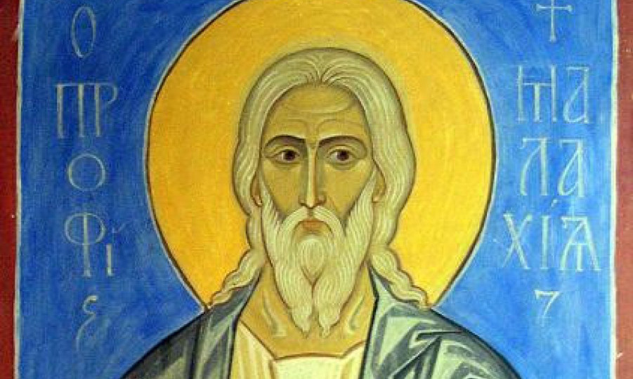 "ANĐEO GOSPODNJI" I HRABRI SVEDOK VERE Danas slavimo Svetog proroka Malahiju i mučenika Gordija