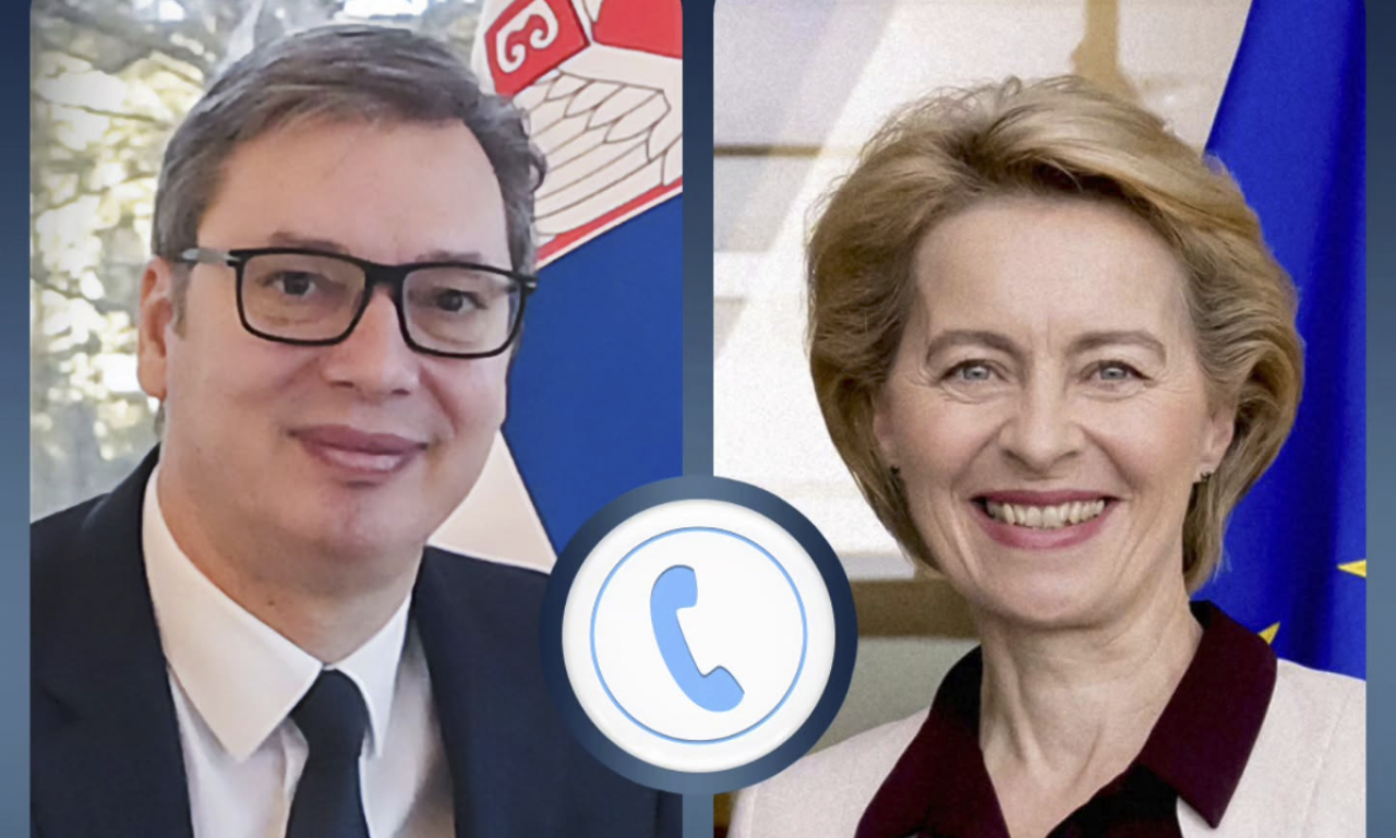 PREDSEDNIK RAZGOVARAO SA URSULOM FON DER LAJEN: "Zahvalan sam joj na ličnom angažmanu i podršci"