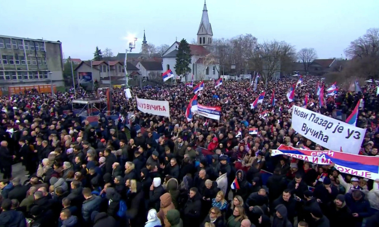 SAMO DVE REČI SU BILE DOVOLJNE: Predsednik Vučić se oglasio nakon skupa u Sremskoj Mitrovici! (VIDEO)