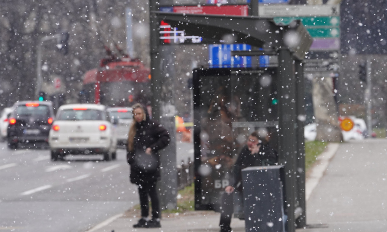 OVI DELOVI BEOGRADA ĆE SE PONOVO ZABELETI: Stiže i do 10 cm snega, evo kada kreće haos