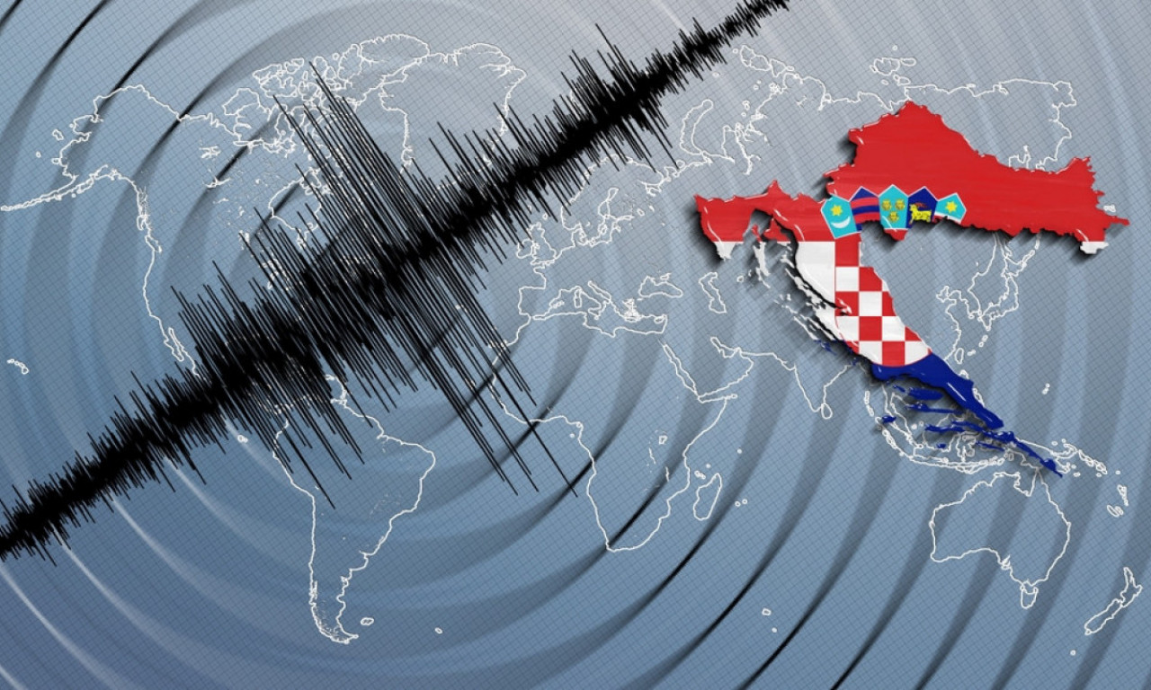 POTRES PROBUDIO GRAĐANE Zemljotres pogodio ovaj deo Hrvatske