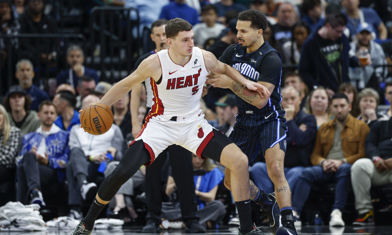 JOVIĆ DOBAR, ALI NEDOVOLJNO: Srbin bio blizu dabl-dabl učinka, Majami pokleknuo