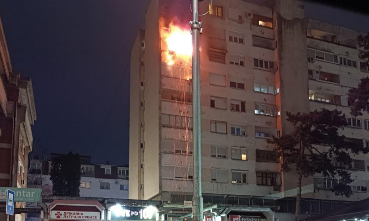 DECA ISKAKALA KROZ PROZOR DA SE SPASU OD VATRE! U požaru u Strazburu stradao muškarac