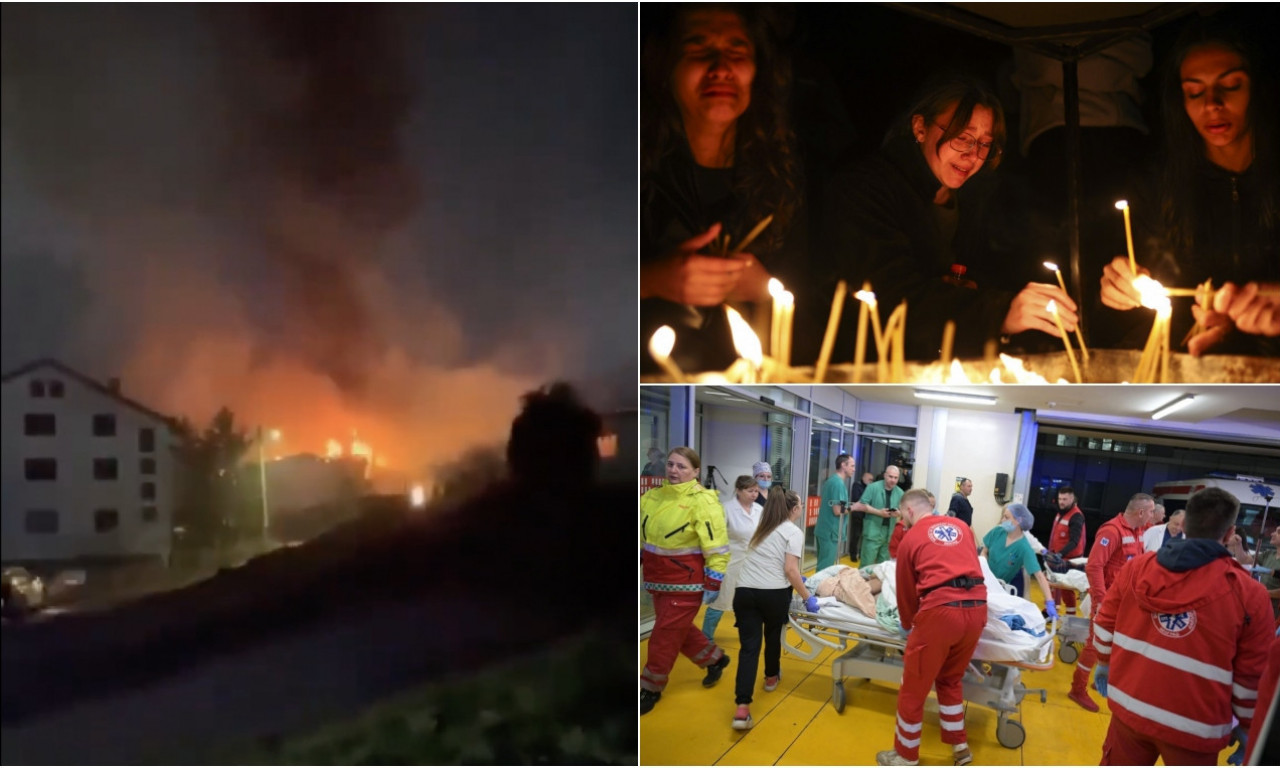 REGION PLAČE ZBOG STRADALIH U DISKOTECI: Građani na protestu, izlupali kafić vlasnika izgorele diskoteke (FOTO+VIDEO)