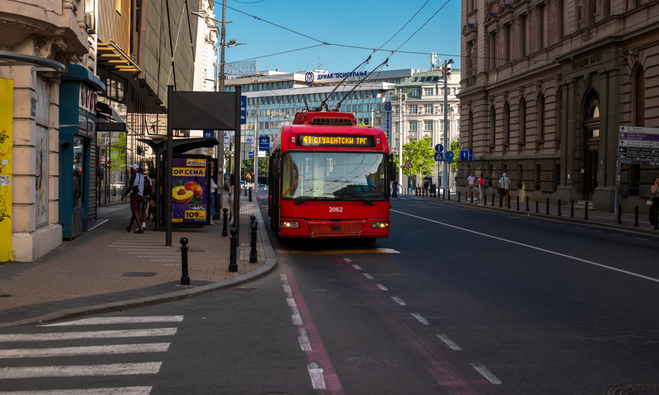IZMENE U CENTRU BEOGRADA Ukidaju se ove trolejbuske linije