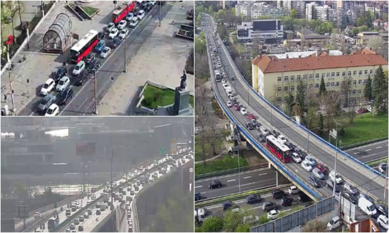 VELIKE GUŽVE NA MOSTOVIMA Ove delove grada izbegavajte u širokom luku (FOTO)