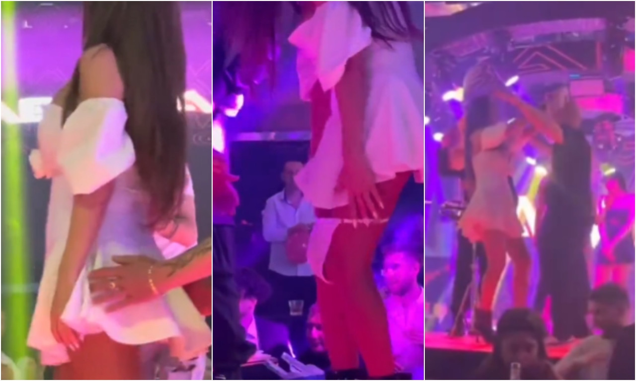 ŠOKANTNO! Pevačica skinula donji veš pa uradila nešto što niko nije očekivao, ceo klub ostao otvorenih usta (VIDEO)