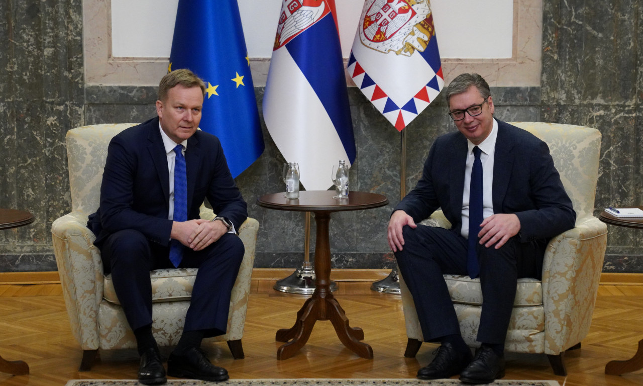 VAŽAN SASTANAK PREDSEDNIKA SRBIJE: Vučić oči u oči sa specijalnim izaslanikom EU
