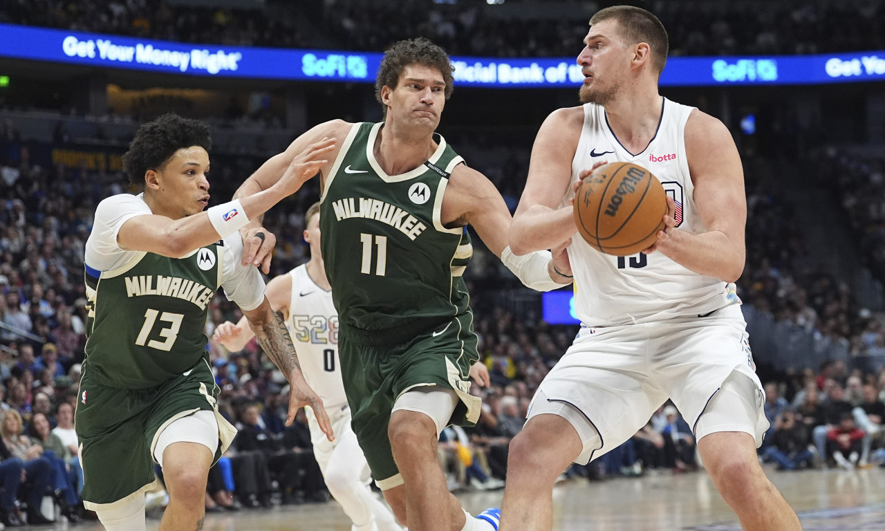 NIKOLA JOKIĆ JE MONSTRUM! Srbin se vratio i "tripl-dablom" počistio Milvoki