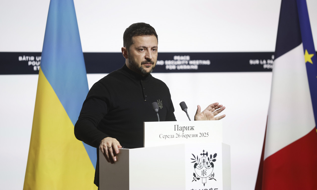 ZELENSKI SE U PARIZU POŽALIO NA VAŠINGTON: SAD stalno menjaju uslove sporazuma o mineralima