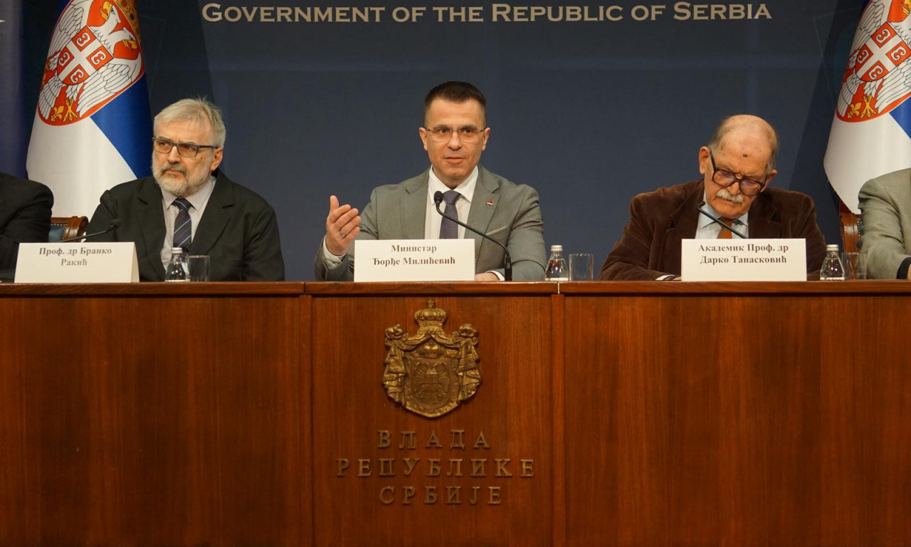 SRPSKI NACIONALNI INTERESI - JUČE, DANAS, SUTRA Ministar Milićević predstavio "temelj za budućnost"