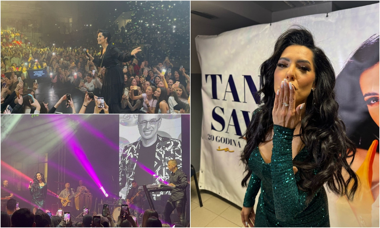 TANJA SAVIĆ ODUŠEVILA KRALJEVČANE Deo koncerta posvetila Saši Popoviću, pa ugostila ove kolege (VIDEO)