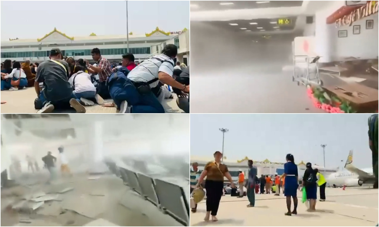 OPŠTI HAOS NA AERODROMU U MJANMARU Pogledajte šta rade očajni ljudi koji samo žele da se spasu (VIDEO)