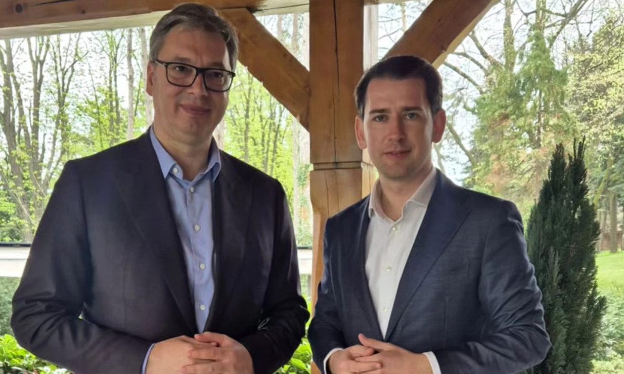 "SRDAČAN SUSRET SA STARIM DOBRIM PRIJATELJEM"! Vučić se sastao sa Sebastijanom Kurcom! (FOTO)