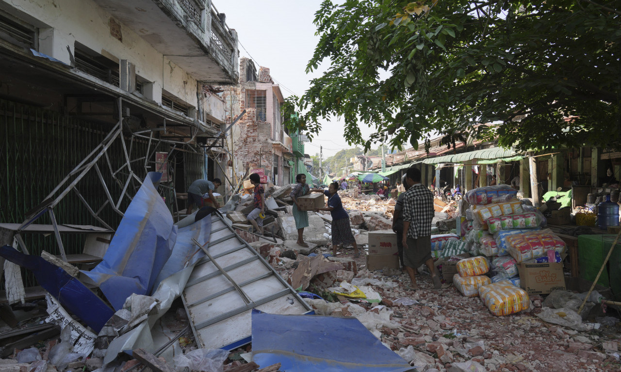 NOVI JAK ZEMLJOTRES POGODIO MJANMAR Evo gde se sada trese tlo (FOTO)