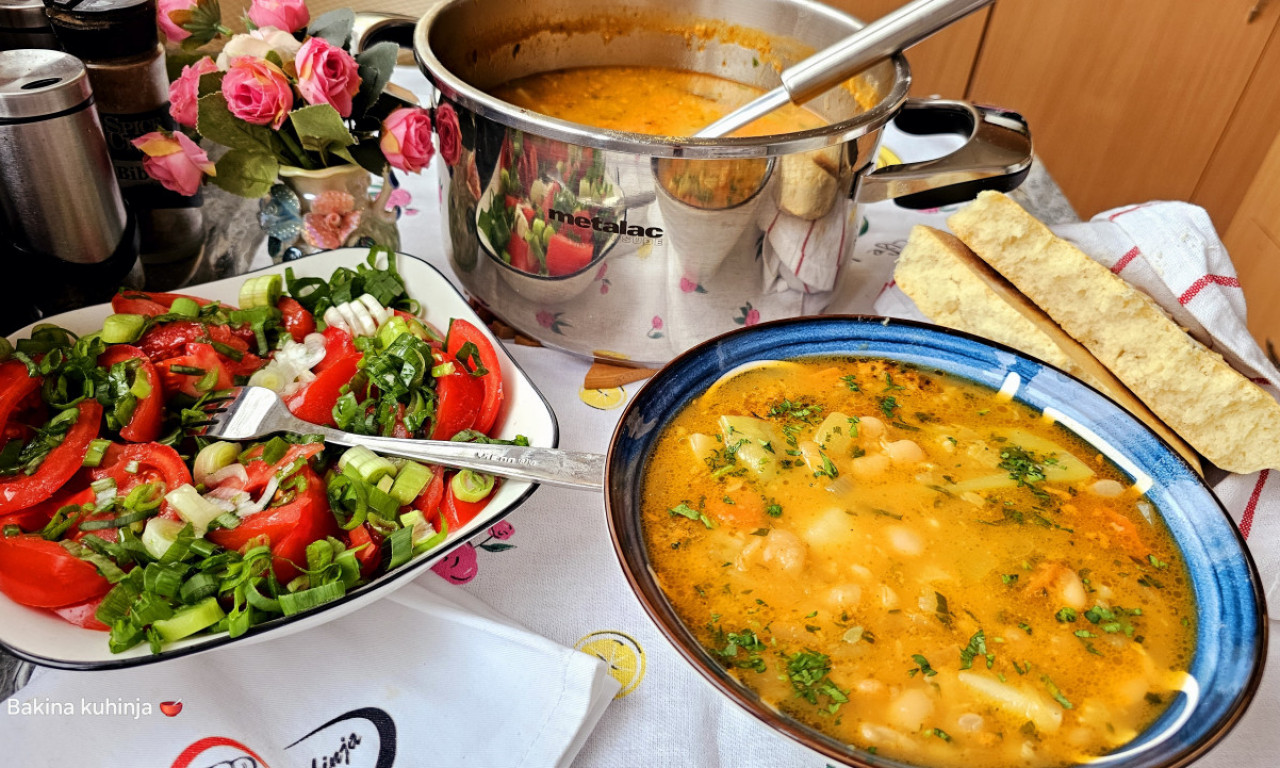 AROMATIČNI PASULJ SA TIKVICAMA I KROMPIROM Posni ručak koji će vas oduševiti!