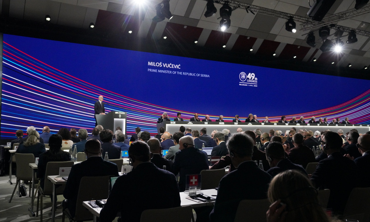 ISTORIJSKI DOGAĐAJ U BEOGRADU Srbiji ukazana velika čast da bude domaćin Kongresa UEFA (FOTO+VIDEO)