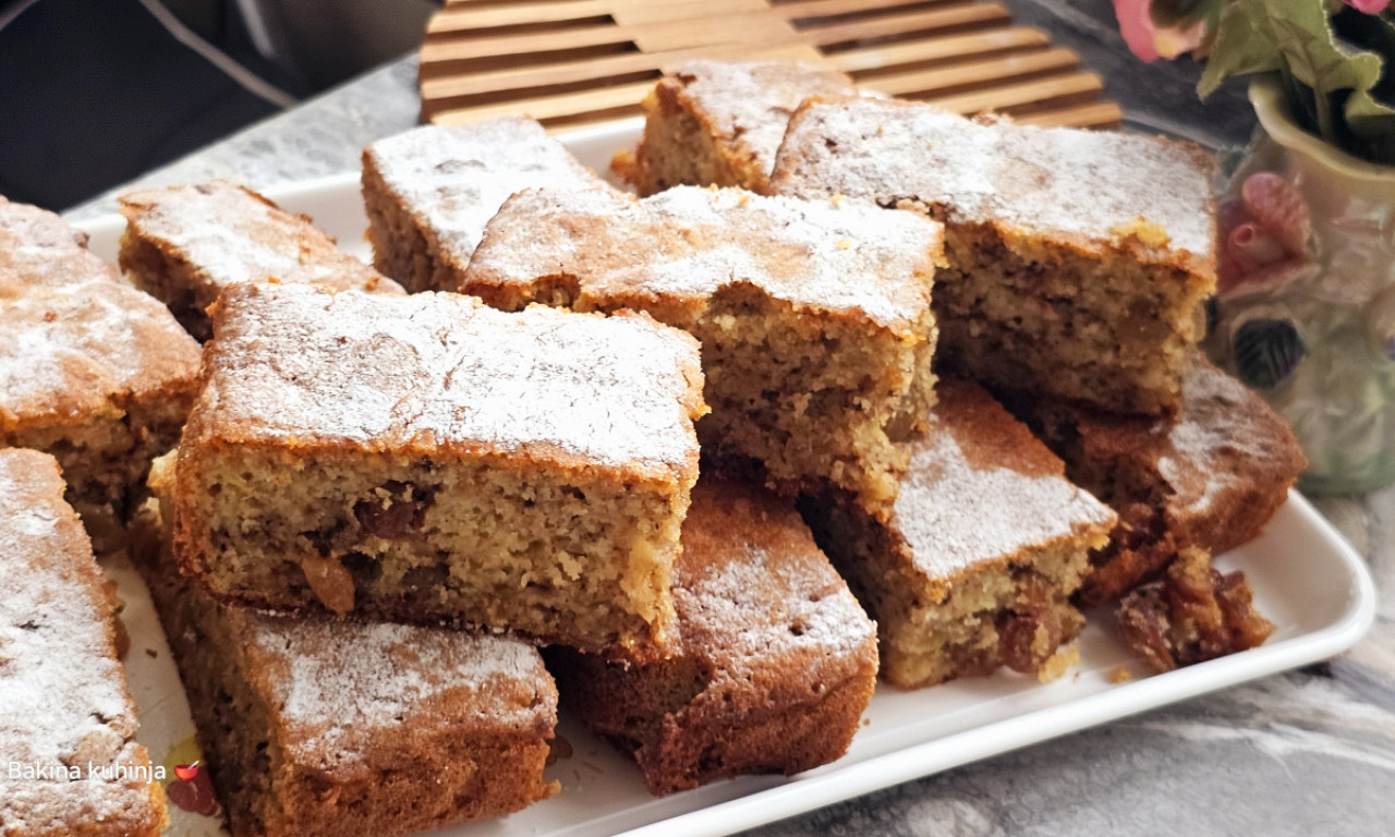 KOLAČ KOJI NESTANE SA STOLA ZA TREN OKA Toliko je dobar a brzo se pravi!