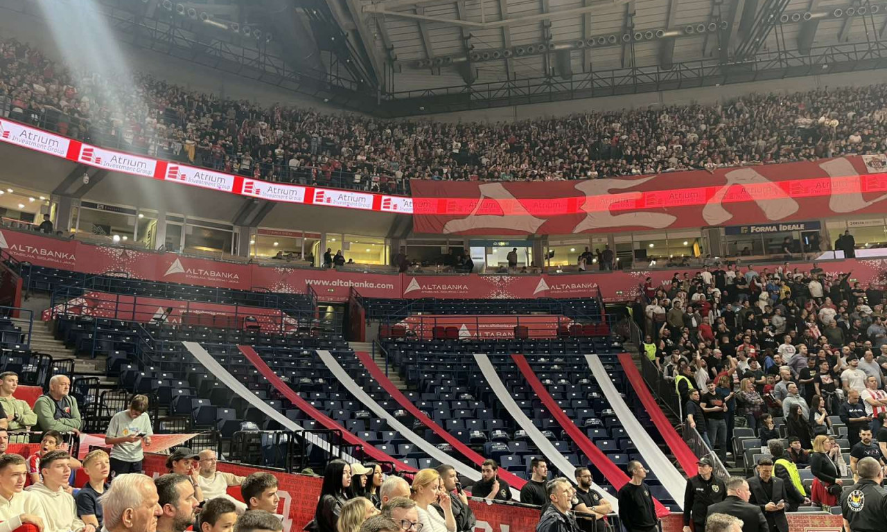 EVO KAKO IZGLEDAJU ZATVORENE TRIBINE PROTIV EFESA Delije večeras ovde neće smeti da sede! (FOTO)