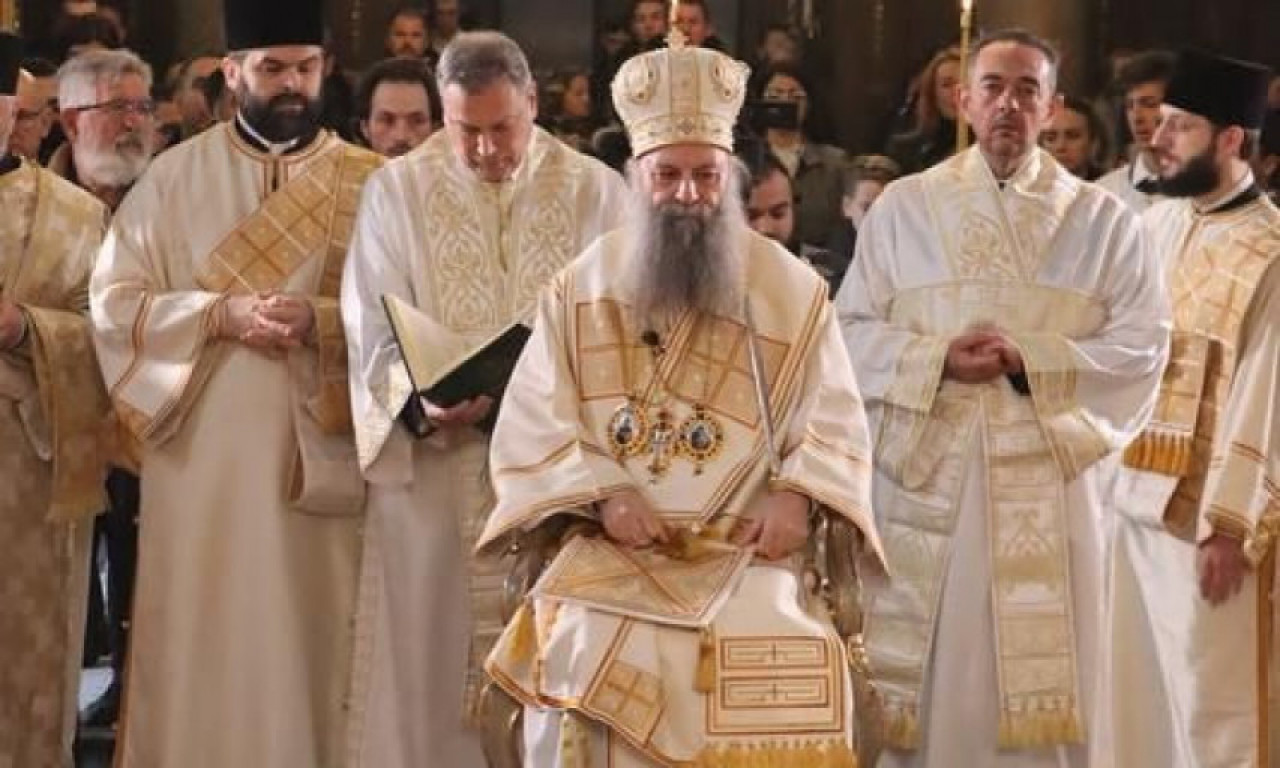PATRIJARH PORFIRIJE: Blagovesti su praznik trijumfa vere kao poverenja,vera u Boga izvor svega