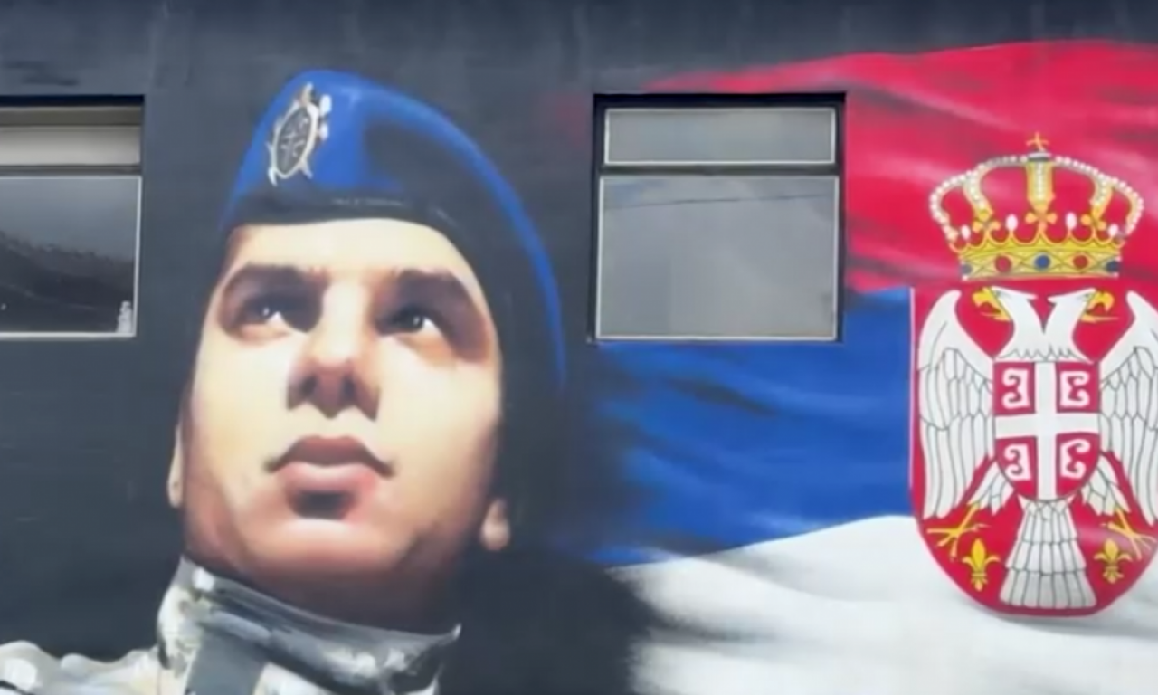 NIKOLA JE BIO ČOVEK KOJI JE POVEZIVAO SVE NAS Osvanuo mural u znak sećanja na policajca kog je krvnički ubio Albanac