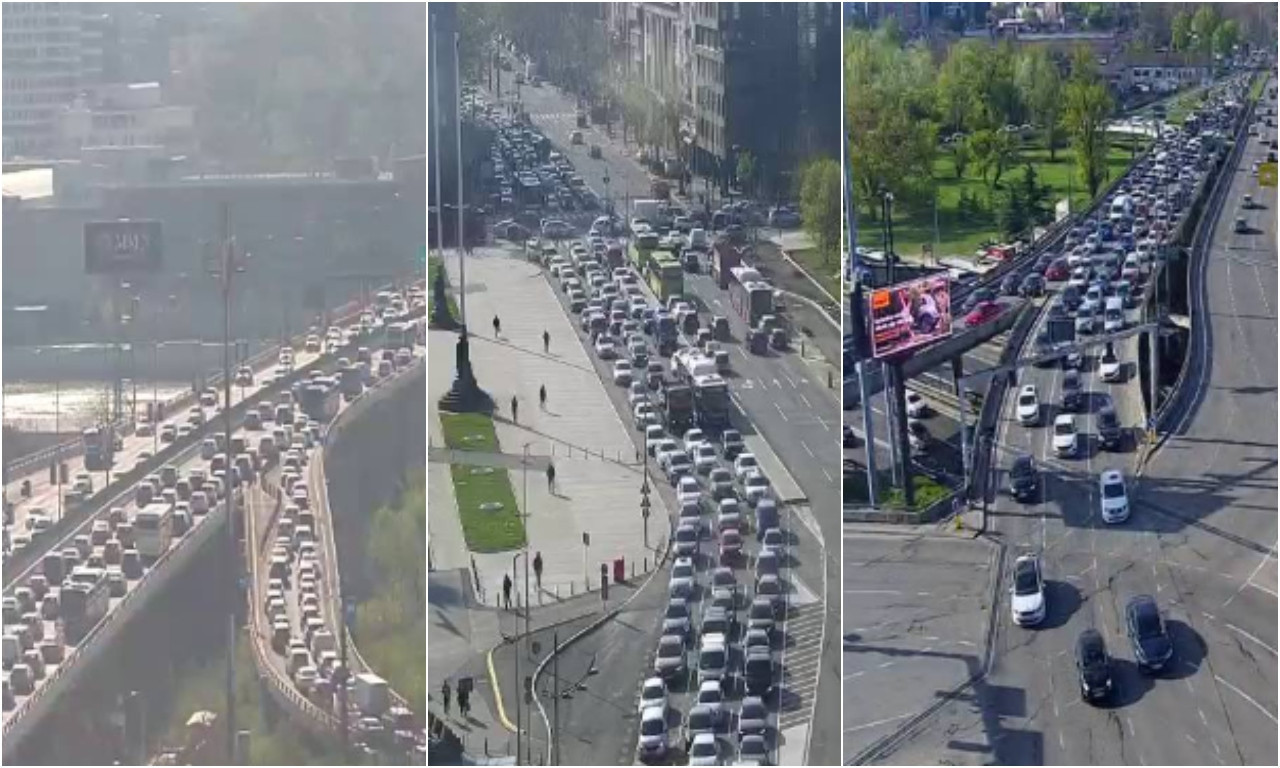 VEROVATNO ĆETE KASNITI GDE GOD DA KRENETE Beograd stoji! Totalni je kolaps - ove tačke su kritične