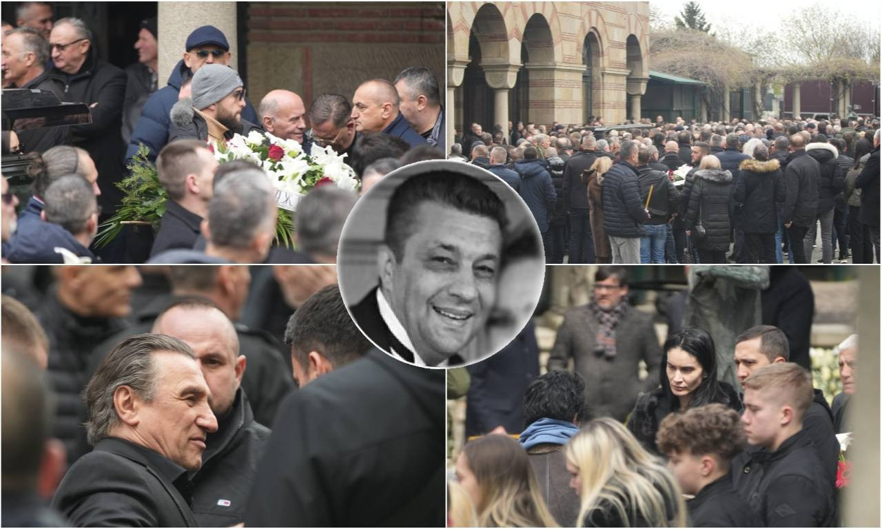 SAHRANJEN ŽELJKO RUTOVIĆ: "Tužan je skup koji je u tvoje ime posvećen" - odzvanjali jecaji Novim grobljem (FOTO)