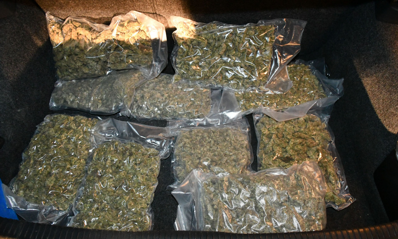 NOVOSAĐANI PALI ZBOG 20 KILOGRAMA MARIHUANE Evo gde su pokušali da je sakriju