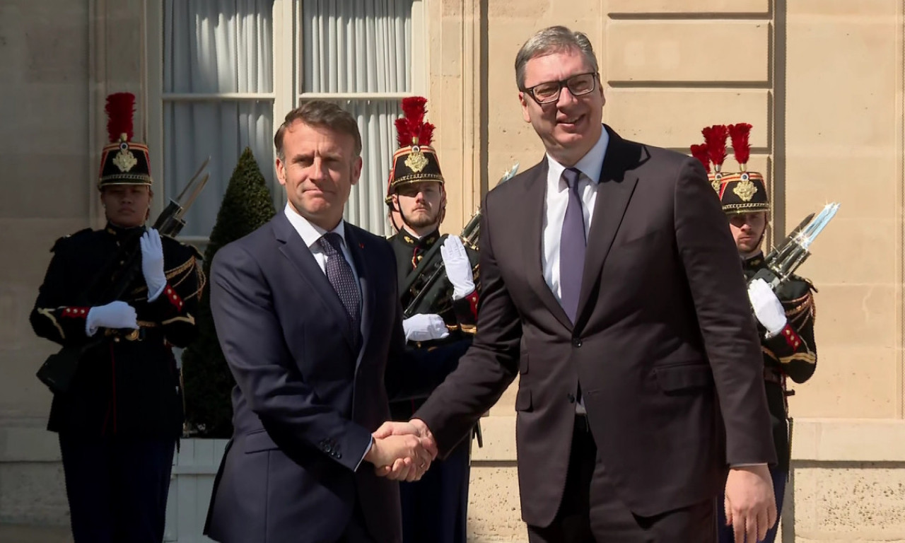 VUČIĆ SA MAKRONOM U PALATI U PARIZU Evo u koliko sati počinje radna večera