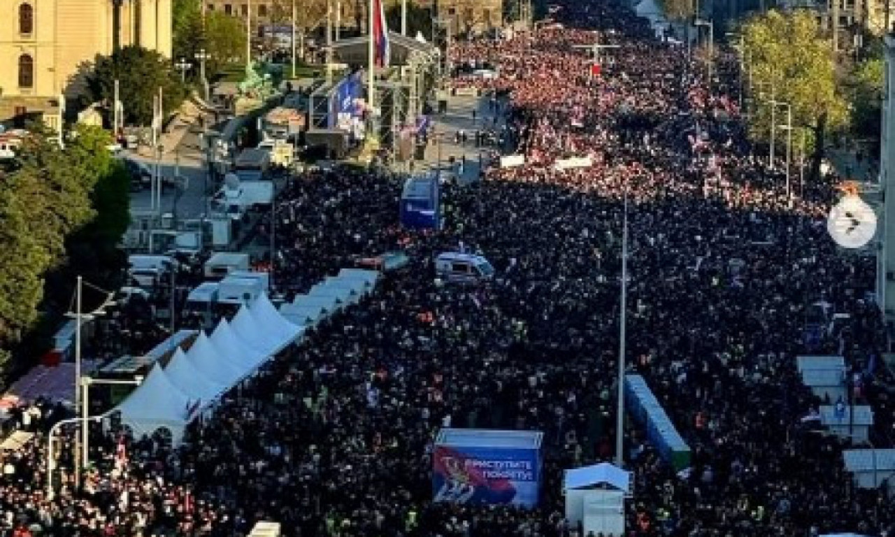 NESTVARNE SLIKE! Vučić: Hvala Srbijo! Ovako je uoči početka centralnog skupa na saboru "Ne damo Srbiju"  (FOTO)