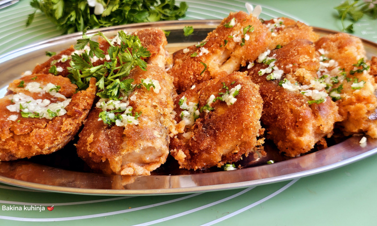 POSNA PANIRANA RIBA (OSLIĆ) - Hrskava i zlatno žuta