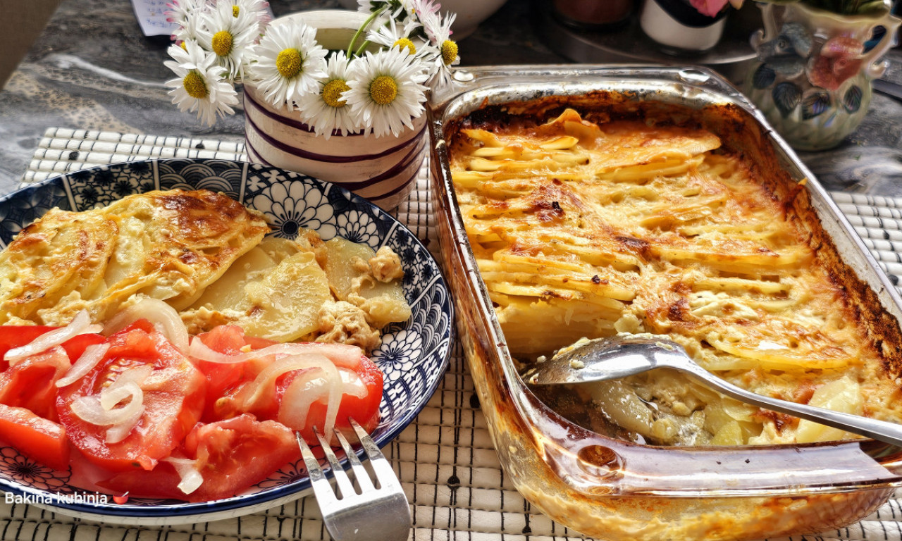 ZLATNO ZAPEČENI "GRANATIR KROMPIR" Jednostavnost i savršenstvo ukusa iz Bakine kuhinje!