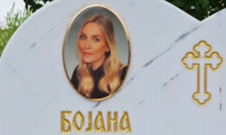 ZA DVA DANA JOJ JE GODIŠNJICA SMRTI Ovako izgleda spomenik Bojane Janković - na njemu stoji posebna poruka (VIDEO)