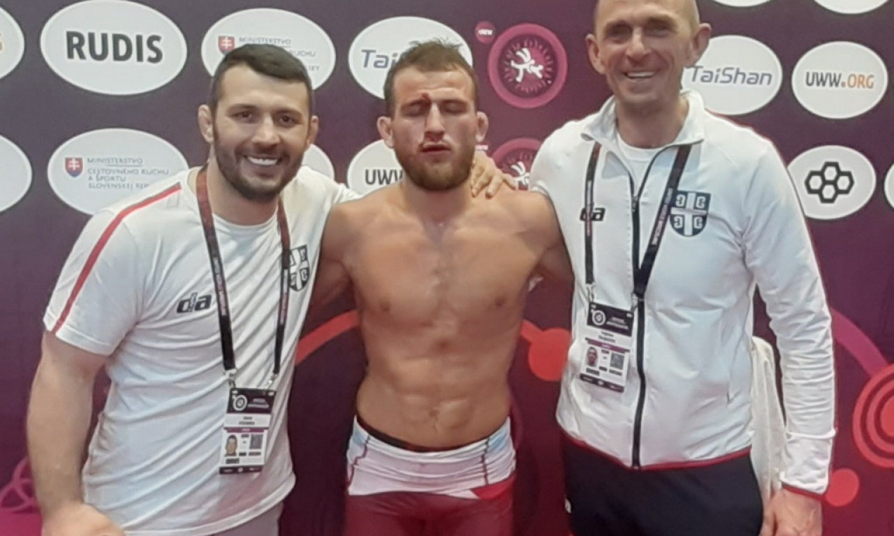 TRI MEDALJE ZA RVAČE U SLOVAČKOJ, SELEKTOR TRAJKOVIĆ ZADOVOLJAN: Komarov je napravio nesvakidašnji podvig!