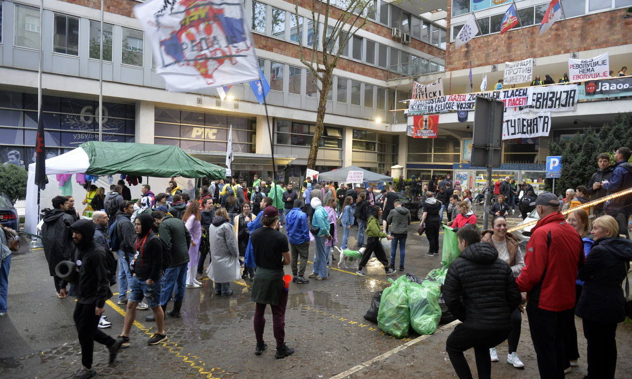 RTS BLOKIRAN I NA VELIKI PETAK Jutarnji program se ni danas ne emituje, a evo koje ulice su zatvorene (FOTO+VIDEO)