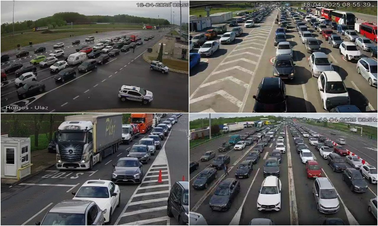 AKO DANAS PUTUJETE, KORISTITE OVAJ GRANIČNI PRELAZ! Praznična seoba Srba krenula da pravi kolaps - izbegnite ga! (FOTO)